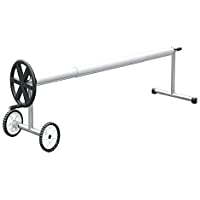International Pool Protection Enrollador en Acero INOX para Mantas de Burbujas Extensible. para Piscinas de hasta 4.20…